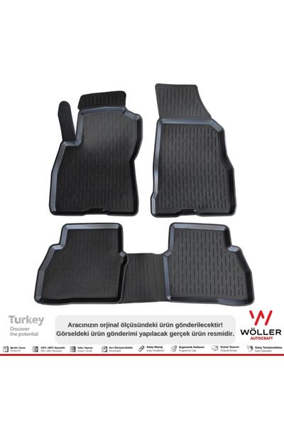 wöller Fiat Doblo Paspas 2010 2023 Arası Uyumlu 3d Havuzlu Paspas