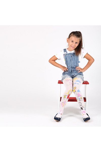 Daymod My Family Patterned Children's Pantyhose