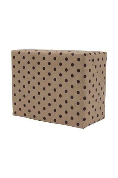 roco paper Συσκευασία Kraft Μαύρη πουά 40gr 70x100cm Συσκευασία 10 τεμαχίων
