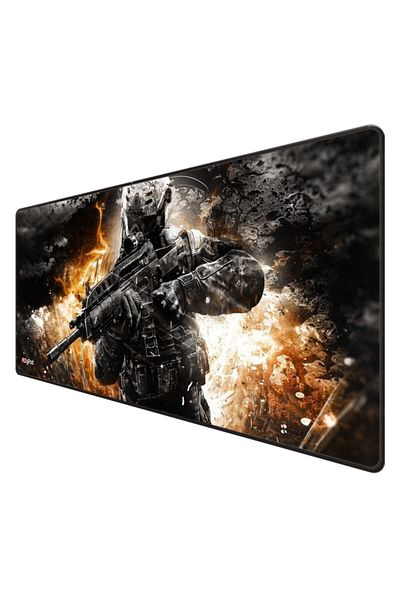 Digipod لوحة ماوس ألعاب مقاس 90x40 Xxl لوحة ماوس ألعاب كبيرة بقاعدة مضادة للانزلاق بسُمك 4 مم