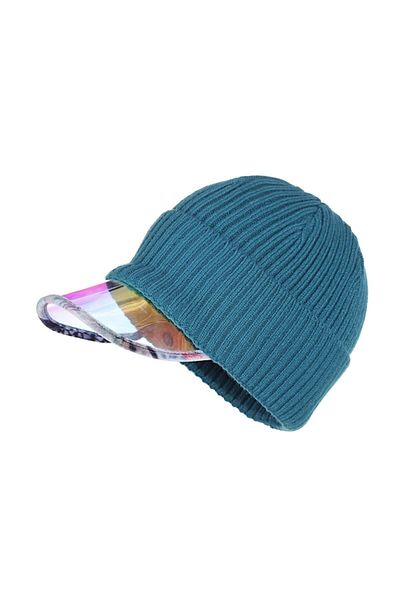 Fonem Women's Hologram Beret Fo 2044 Petrol