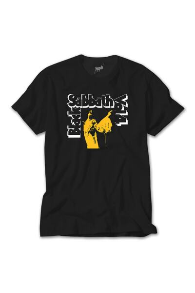 Z zepplin Black Sabbath Vol 4 Чорна футболка