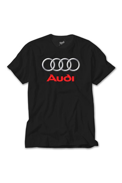 Z zepplin Μαύρο T-Shirt με λογότυπο Audi
