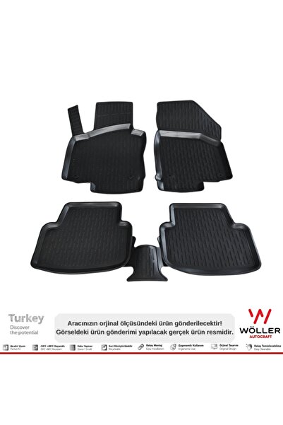 wöller Volkswagen Jetta Paspas 2005 2010 Arası 3d Havuzlu Paspas