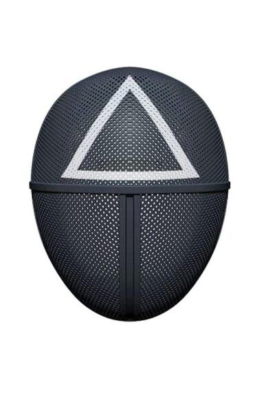 matchbang Squid Game Kalamar Oyunu Kostüm Maske Üçgen Asker Maskesi Orjinal Boy