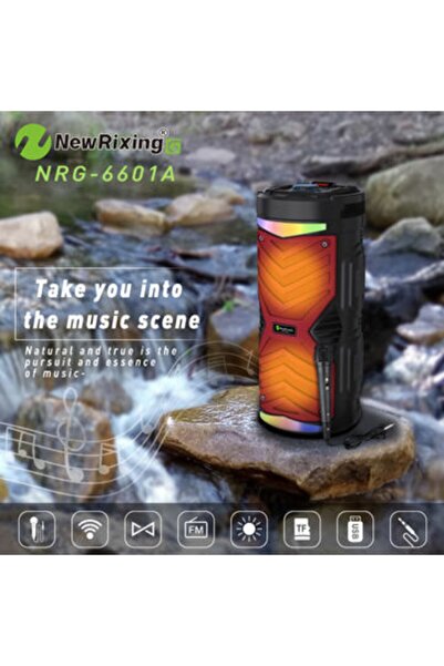 SIGHTZER Mikrofonlu Taşınabilir Toplantı Hoparlörü Kablosuz Bluetooth Speaker