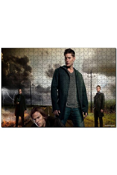 Cakapuzzle Supernatural Erkek Karakterler 255 Parça Puzzle Yapboz Mdf (ahşap)