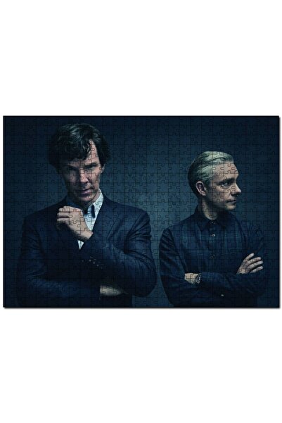 Cakapuzzle لغز شيرلوك هولمز ودكتور واتسون 120 قطعة MDF (خشب)