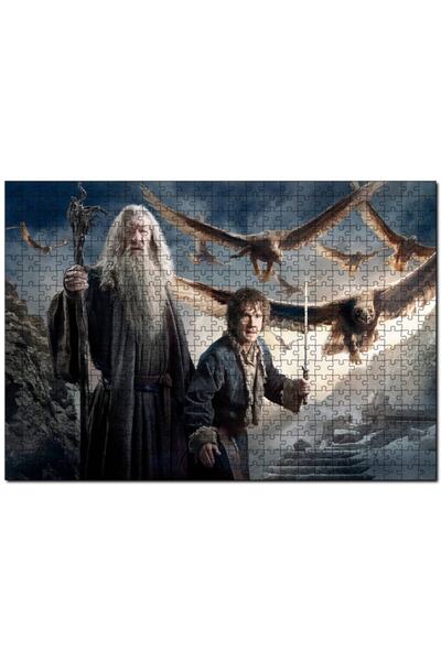 Cakapuzzle Yüzüklerin Efendisi Hobbit Ve Gandalf Görseli 120 Parça Puzzle Yapboz Mdf (ahşap)