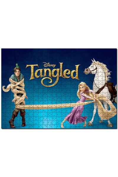 Cakapuzzle أحجية الصور المقطوعة المتشابكة لحصان رابونزيل والشباب المكونة من 2...