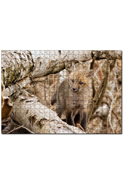 Cakapuzzle Cakasepetim Baby Fox among the Trees in the Forest 120 Piece Puzzl...