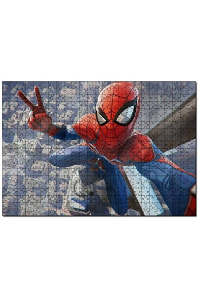 Cakapuzzle Zafer Işaretli Örümcek Adam 500 Parça Puzzle Yapboz Mdf (ahşap)