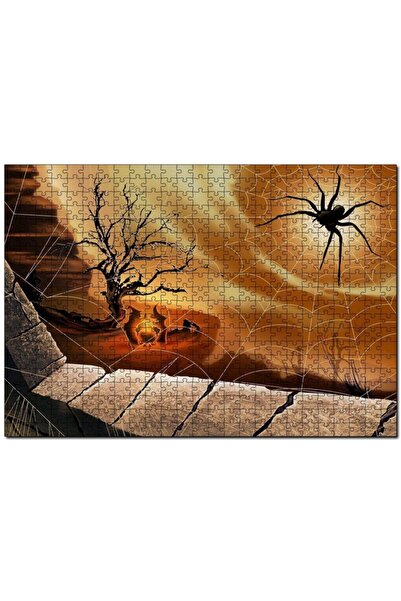 Cakapuzzle لغز عنكبوت وشبكة عملاقة 120 قطعة Mdf (خشب)