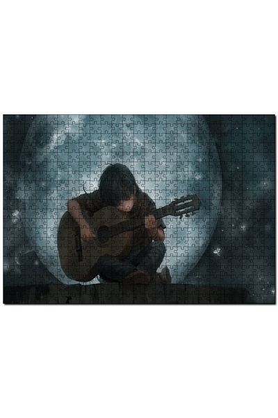 Cakapuzzle Dolunay Children's Classic Guitar 120 Piece Puzzle Jigsaw Puzzle Mdf (Wooden)