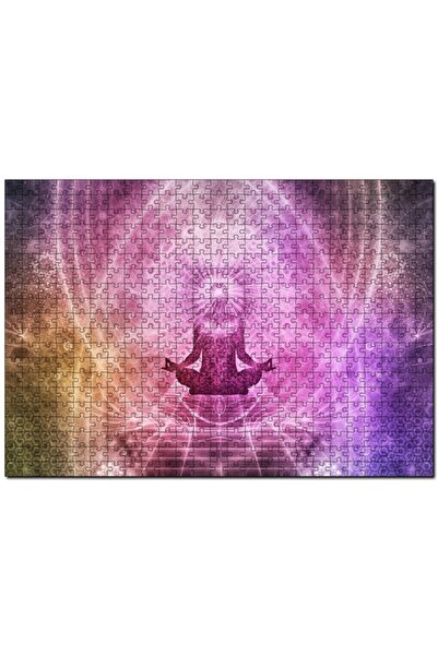 Cakapuzzle Meditating Human Figure 255 Piece Puzzle Jigsaw Puzzle Mdf (Wood)