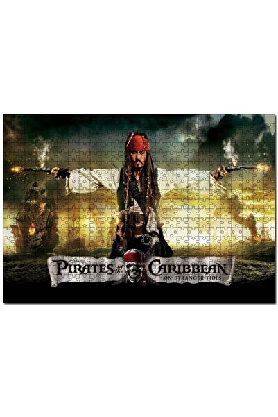 Cakapuzzle Karayip Korsanları Jack Sparrow Film 120 Parça Puzzle Yapboz Mdf (ahşap)