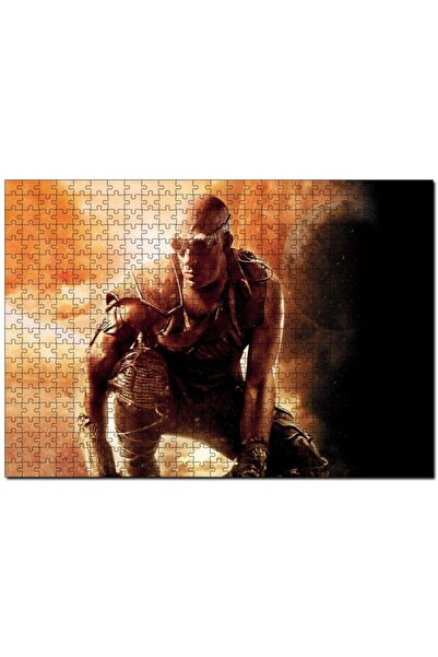 Cakapuzzle Vin Diesel Riddick 2013 Film Afişi 1000 Parça Puzzle Yapboz Mdf(ah...