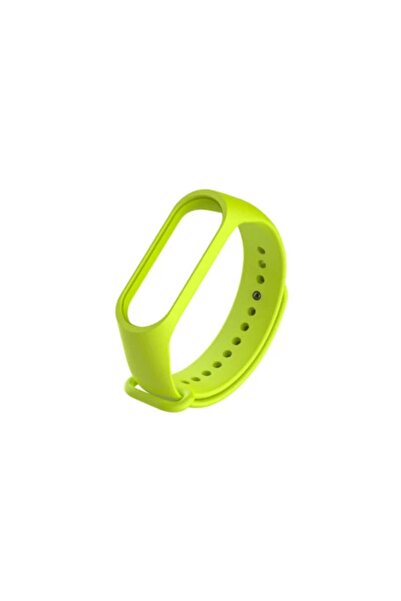 gaman Mi Band 5 - 6 Compatible Silicone Smart Wristband Band - Neon Green