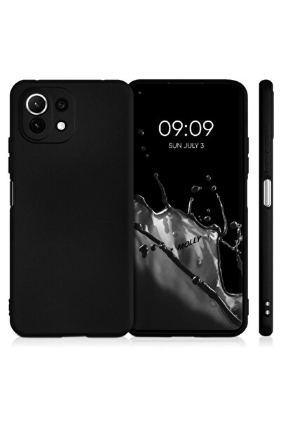 Molly Xiaomi Mi 11 Lite Uyumlu Siyah Guardian Mat Silikon Kılıf