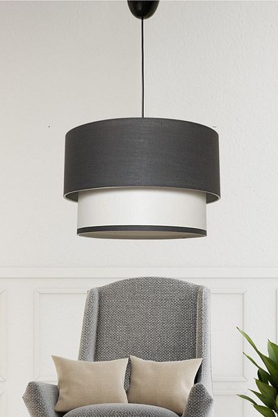 EvLight Strong Single Pendant Chandelier Anthracite