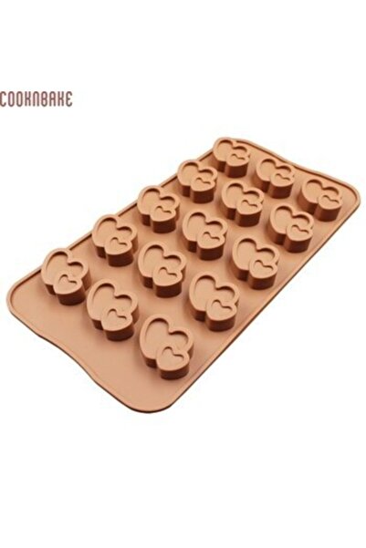 Siliko World قالب شوكولاتة سيليكون على شكل قلب