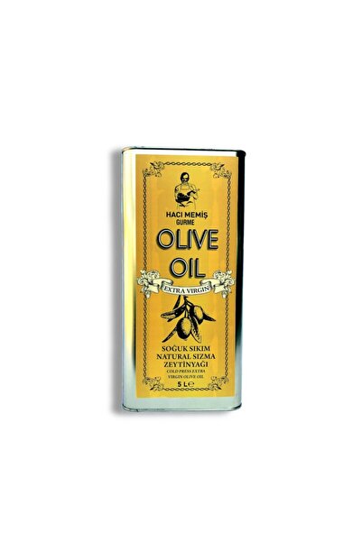 Hacımemiş Gurme Naturel Sızma Soğuk Sıkım Zeytinyağı 5litre