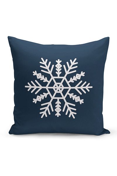 Filamente New Year Christmas Pattern Double Sided Digital Printed Throw Pillow Cover