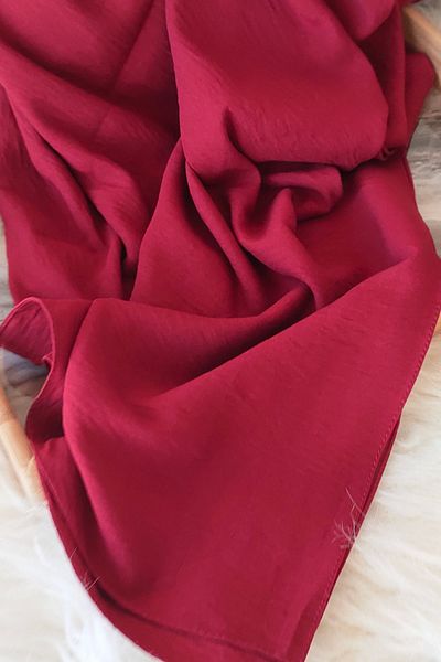 ltmodascarf Red Cherry Patterned Cotton Cazz Shawl