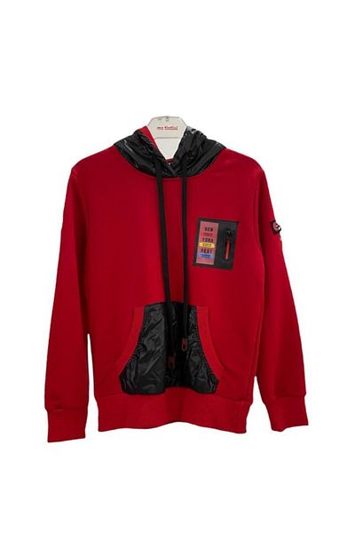 Çikoby Boy's Red Sweat Hooded