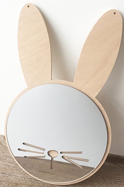 AHWALL Tavşan Temalı Dekoratif Kırılmaz Pleksi Ayna