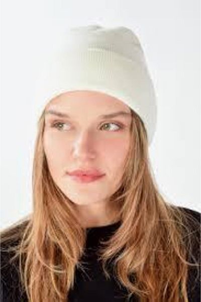 BY SCK Ecru Basic Beret Unisex