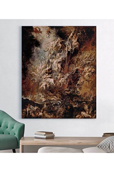 Genel Markalar Peter Paul Rubens Asi Meleklerin Düşüşü Kanvas Tablo