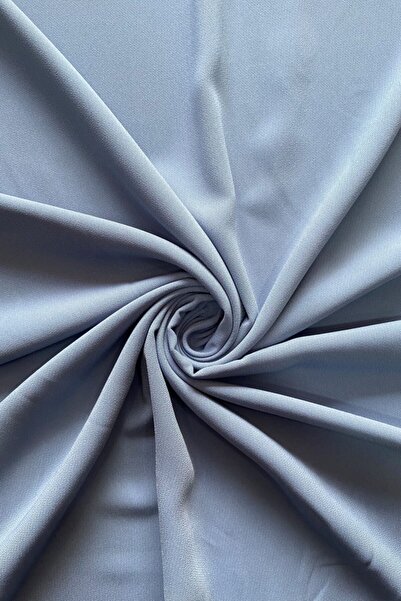 Kumaşım Duble Krep Indigo Mavisi Kumaş (ENİ 150 CM)