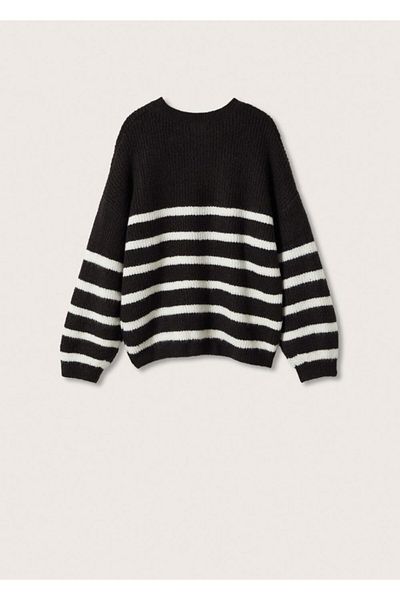 MANGO Kids Pulover negru pentru copii