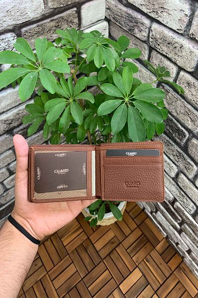 GUARD Men's Wallet - Tan Leather