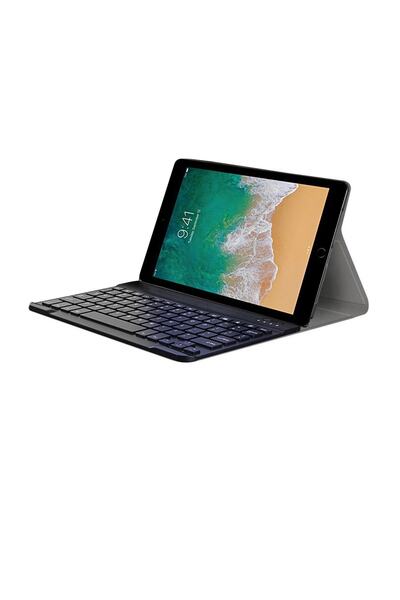 Microcase Ipad 6.nesil  Uyumlu  9.7 Inch 2018 Bluetooth Klavyeli Standlı Kılı...