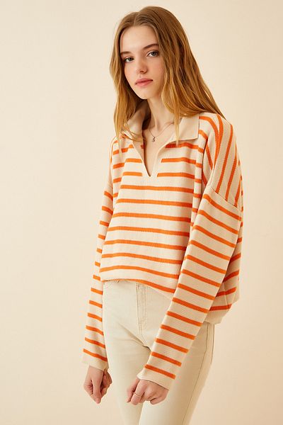Happiness İstanbul Pullover - Braun - Regular Fit
