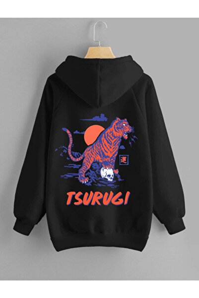 Relax family xf Ανδρικό φούτερ με κουκούλα Tsurugı Μαύρο