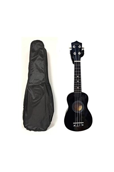 Genel Markalar Ukulele Siyah Soprano + Kılıf + Pena