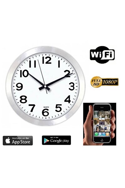 kamera online Wifi Duvar Saati Gizli Bakıcı Kamerası Uzaktan Canlı Izleme Kayıt