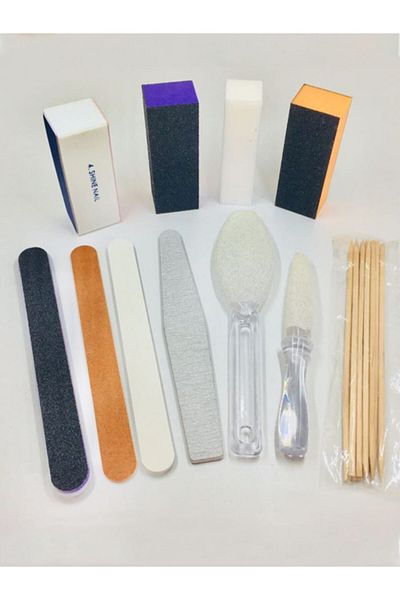 Gold Tırnak Hand Foot Rasp Set 11 Pieces