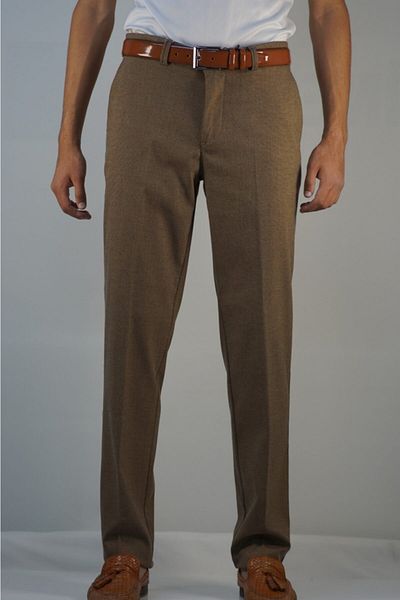 Bomonti Ανδρικό παντελόνι μαύρισμα Classic Thin Pattern Cotton Polyviscon
