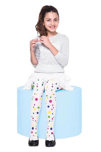 Daymod Neon Patterned Children's Pantyhose
