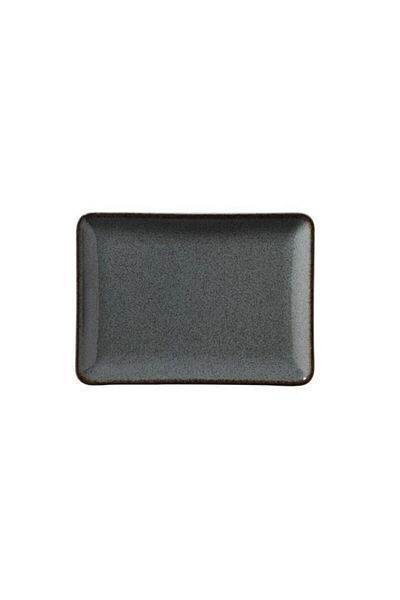 PEARL 30x22 Cm Plain Porcelain Plate Blue Tan30x22du730p01