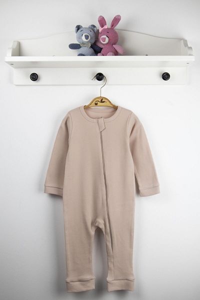 Newborn Fashion Club Long Sleeve Jumpsuit Without Booties
