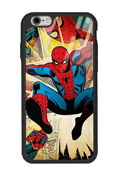 Spoyi Iphone 6 - 6s Uyumlu Spider-man Örümcek Adam Tasarımlı Glossy Telefon Kılıfı