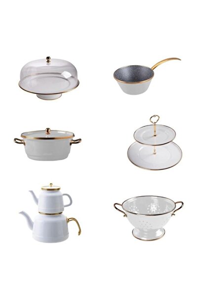 Emsan Troy Mega Mutfak Seti Beyaz