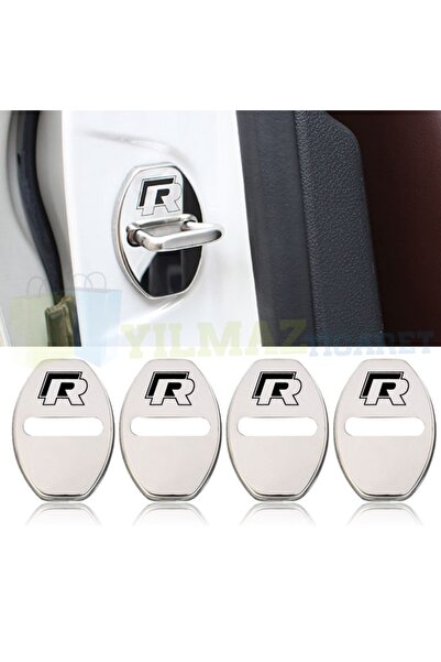yılmazetic Volkswagen R Logo Kapı Kilit Kaplaması Polo Golf Scirocco Paslanma...