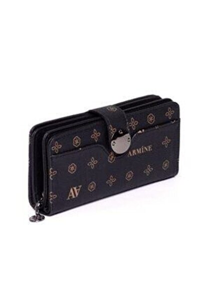 Armine Cüzdan C 04 Siyah Baskılı