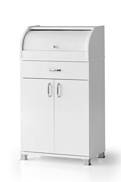 erezoğulları Ahşap Dolaplı Çekmeceli Mutfak Kiler Dolabı Büyük Ekmeklik KURULU